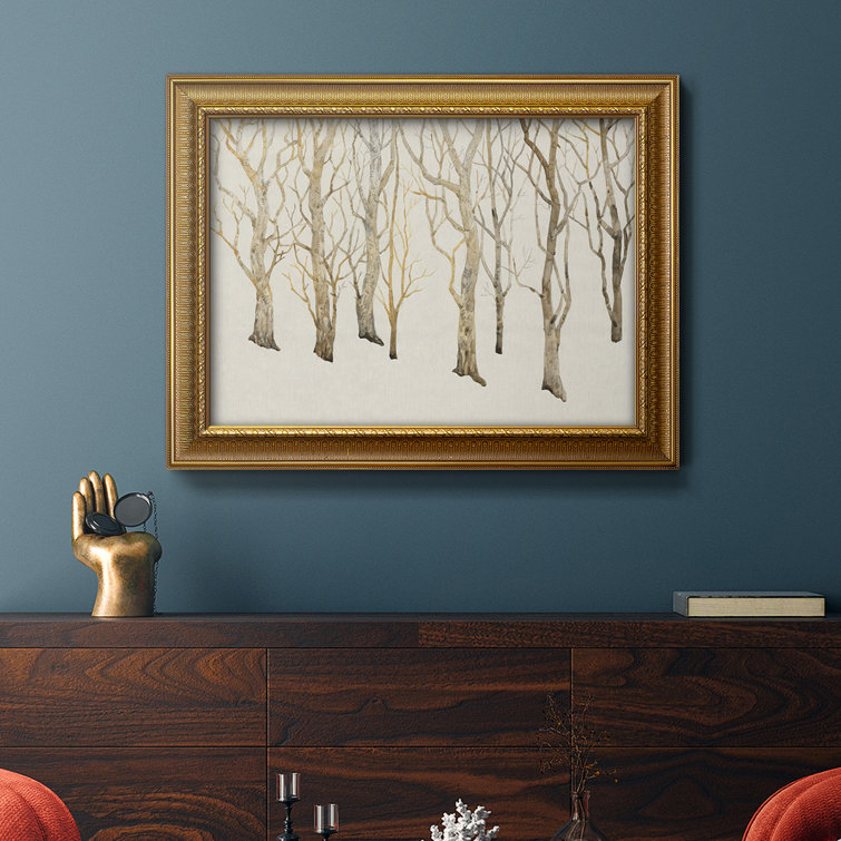 Loon Peak Bare Trees Ii Framed On Canvas Painting Wayfair Canada